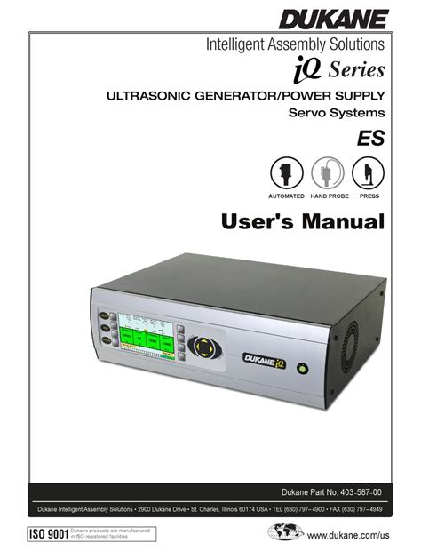 Dukane 8107WIBM Manual pdf